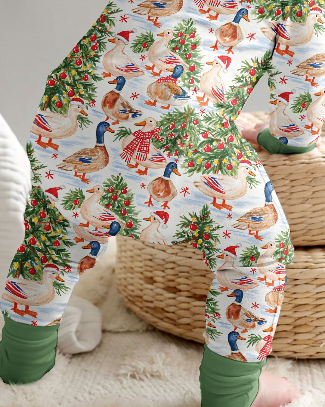 Christmas and Duck Bamboo Convertible Zippy