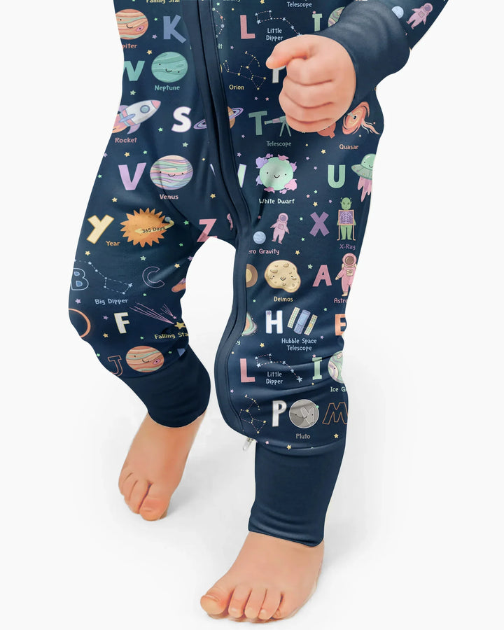 Space Alphabet Bamboo Convertible Zippy