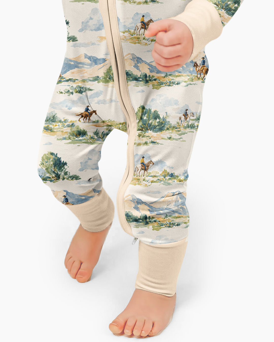 Gerippte Babykleidung mit individuellem Foto - Weich &amp; Skizzenhaft