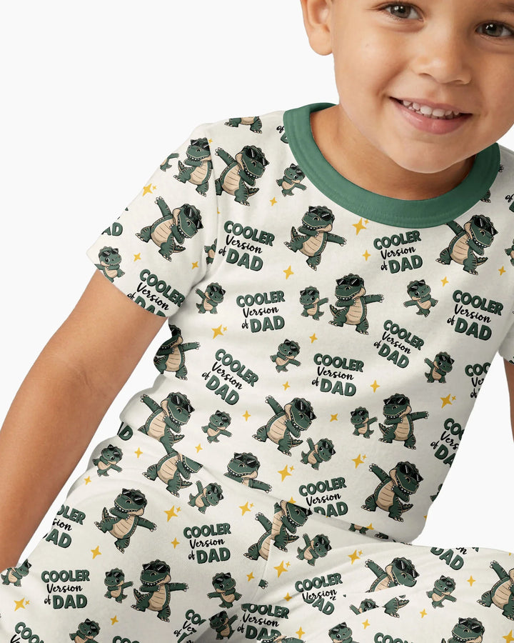 Zweiteiliges, kurzärmliges Pyjama-Set mit Marienkäfern