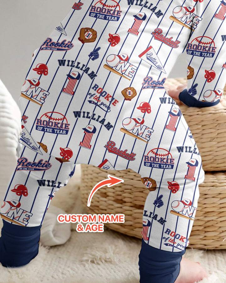Baseball Birthday Boy Bamboo Convertible Zippy
