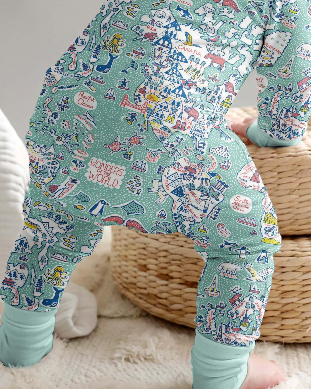 Gerippte Babykleidung mit individuellem Foto - Weich &amp; Skizzenhaft