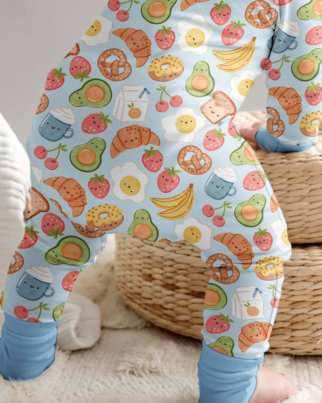 Gerippte Babykleidung mit individuellem Foto - Weich &amp; Skizzenhaft