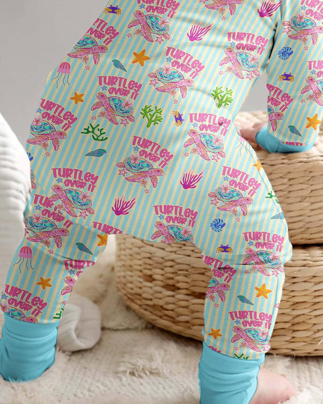 Gerippte Babykleidung mit individuellem Foto - Weich &amp; Skizzenhaft