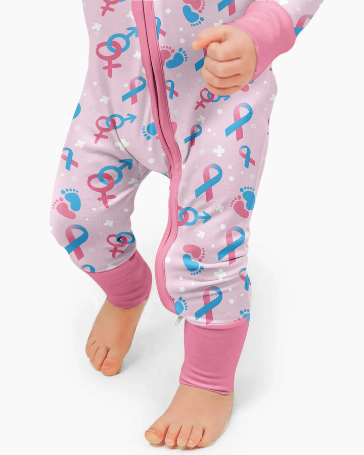 Gerippte Babykleidung mit individuellem Foto - Weich &amp; Skizzenhaft