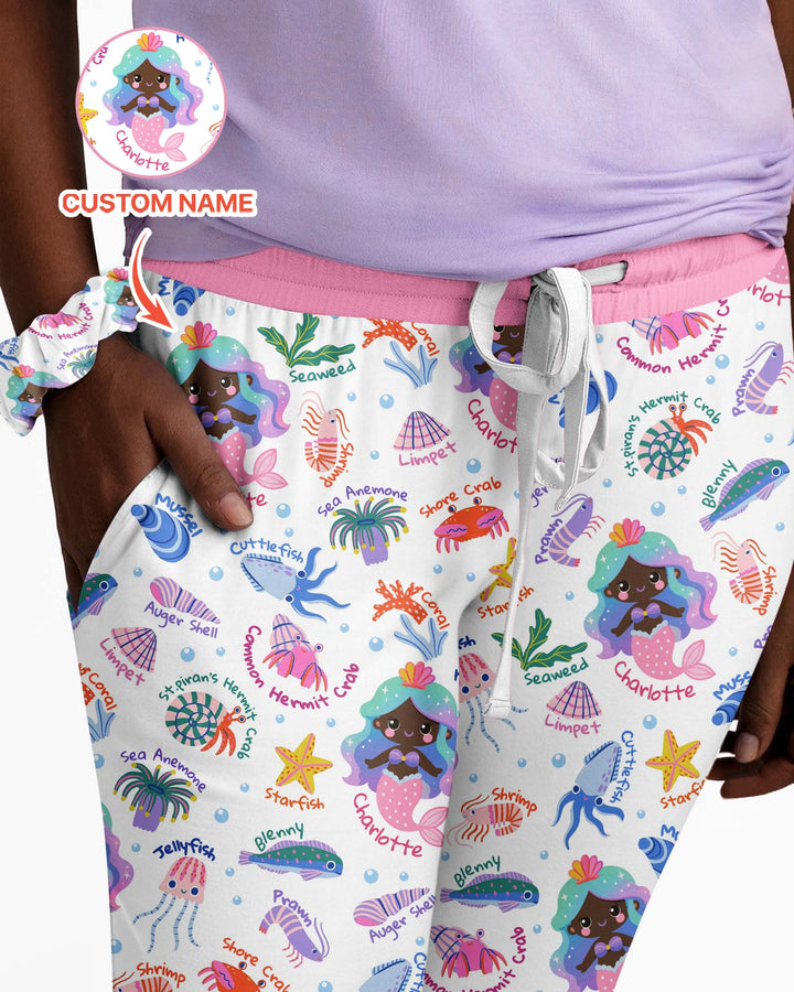Template Damen Pyjama-Set aus personalisiertem Bambus