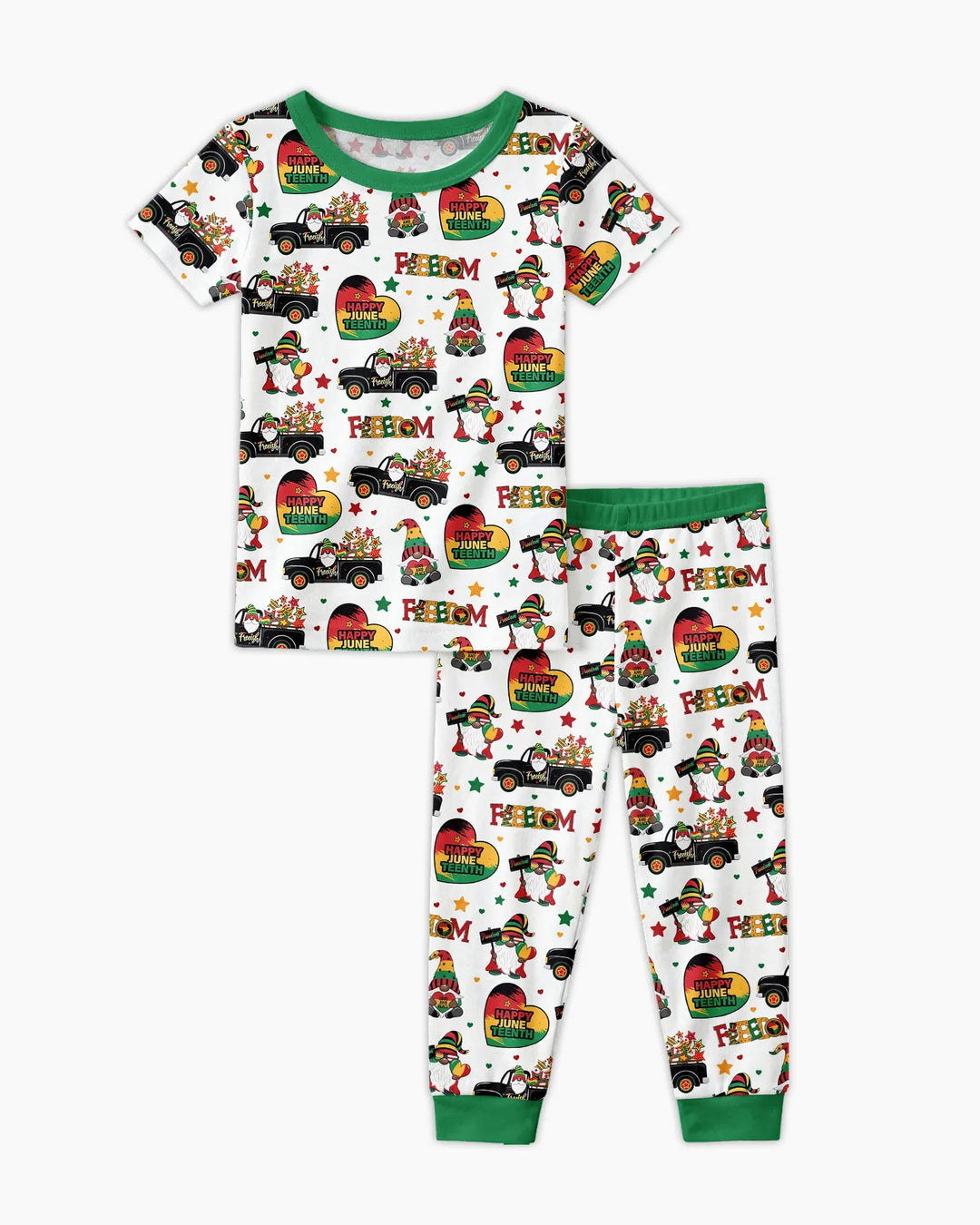 Zweiteiliges, kurzärmliges Pyjama-Set mit Marienkäfern