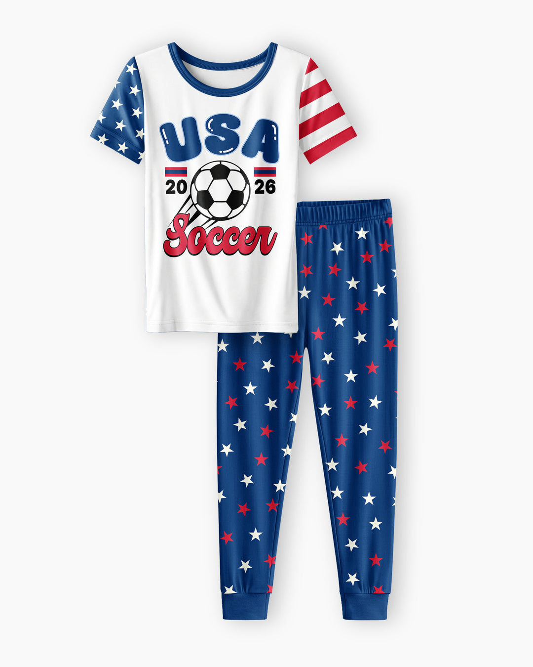 Zweiteiliges, kurzärmliges Pyjama-Set mit Marienkäfern