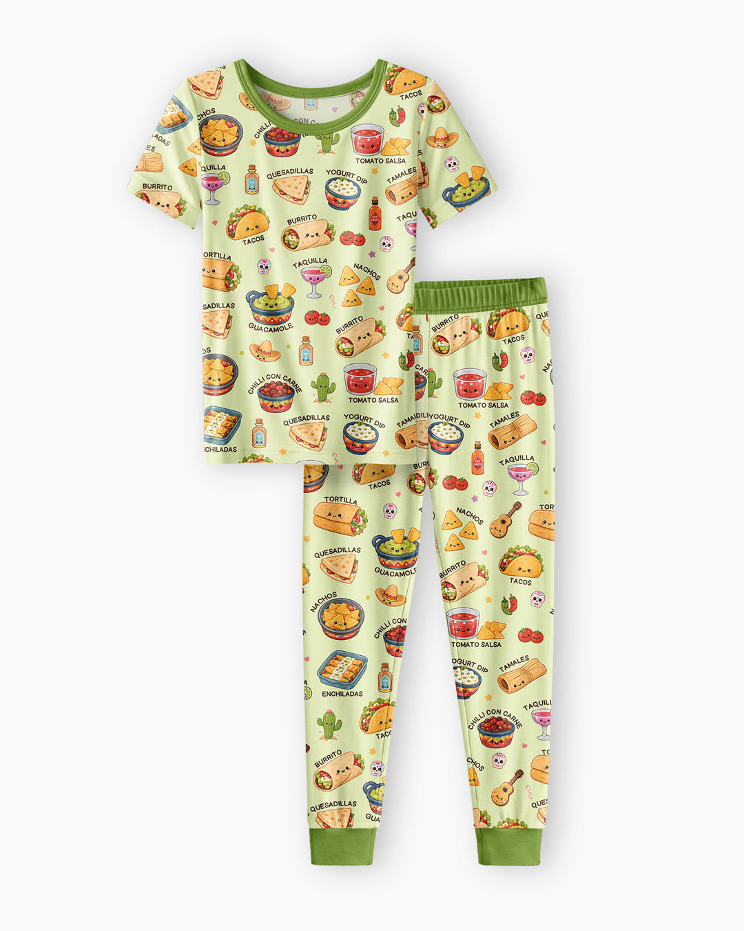 Zweiteiliges, kurzärmliges Pyjama-Set mit Marienkäfern