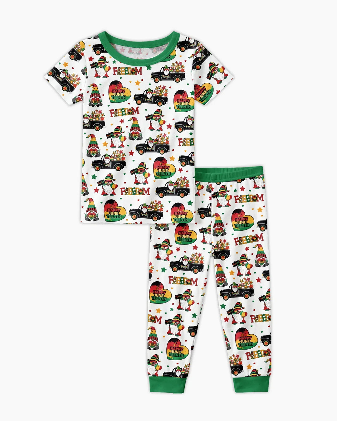Zweiteiliges, kurzärmliges Pyjama-Set mit Marienkäfern