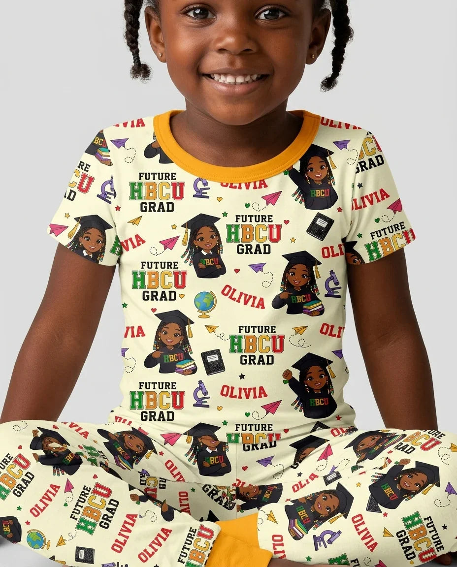 Zweiteiliges, kurzärmliges Pyjama-Set mit Marienkäfern