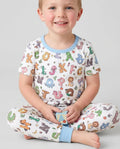 Zweiteiliges, kurzärmliges Pyjama-Set mit Marienkäfern