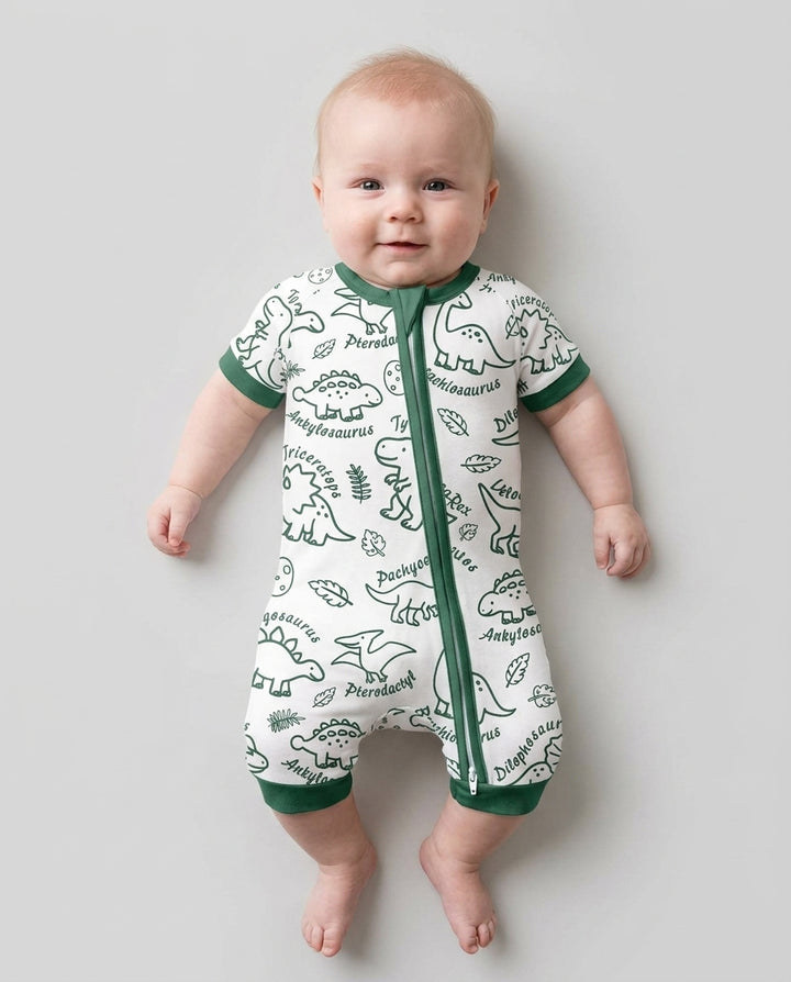 Dinosaur Park Bamboo Shorty Zippy