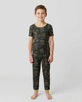 Zweiteiliges, kurzärmliges Pyjama-Set mit Marienkäfern