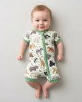 Safari Animals Bamboo Shorty Zippy