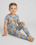 Zweiteiliges, kurzärmliges Pyjama-Set mit Marienkäfern