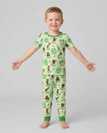 Zweiteiliges, kurzärmliges Pyjama-Set mit Marienkäfern