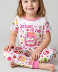 Zweiteiliges, kurzärmliges Pyjama-Set mit Marienkäfern