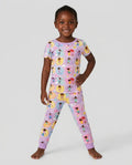 Zweiteiliges, kurzärmliges Pyjama-Set mit Marienkäfern