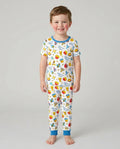 Zweiteiliges, kurzärmliges Pyjama-Set mit Marienkäfern