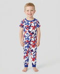 Patriot Camo Daddy & Me Matching Bamboo Two Piece Short Sleeve Pajama Set