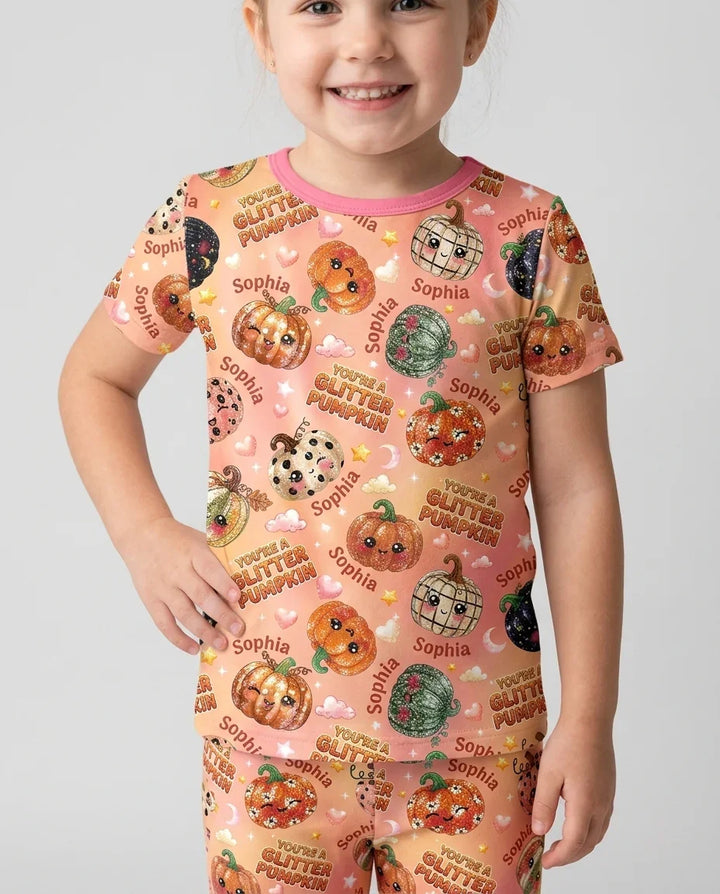 Zweiteiliges, kurzärmliges Pyjama-Set mit Marienkäfern