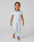 Zweiteiliges, kurzärmliges Pyjama-Set mit Marienkäfern