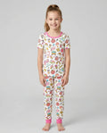 Zweiteiliges, kurzärmliges Pyjama-Set mit Marienkäfern