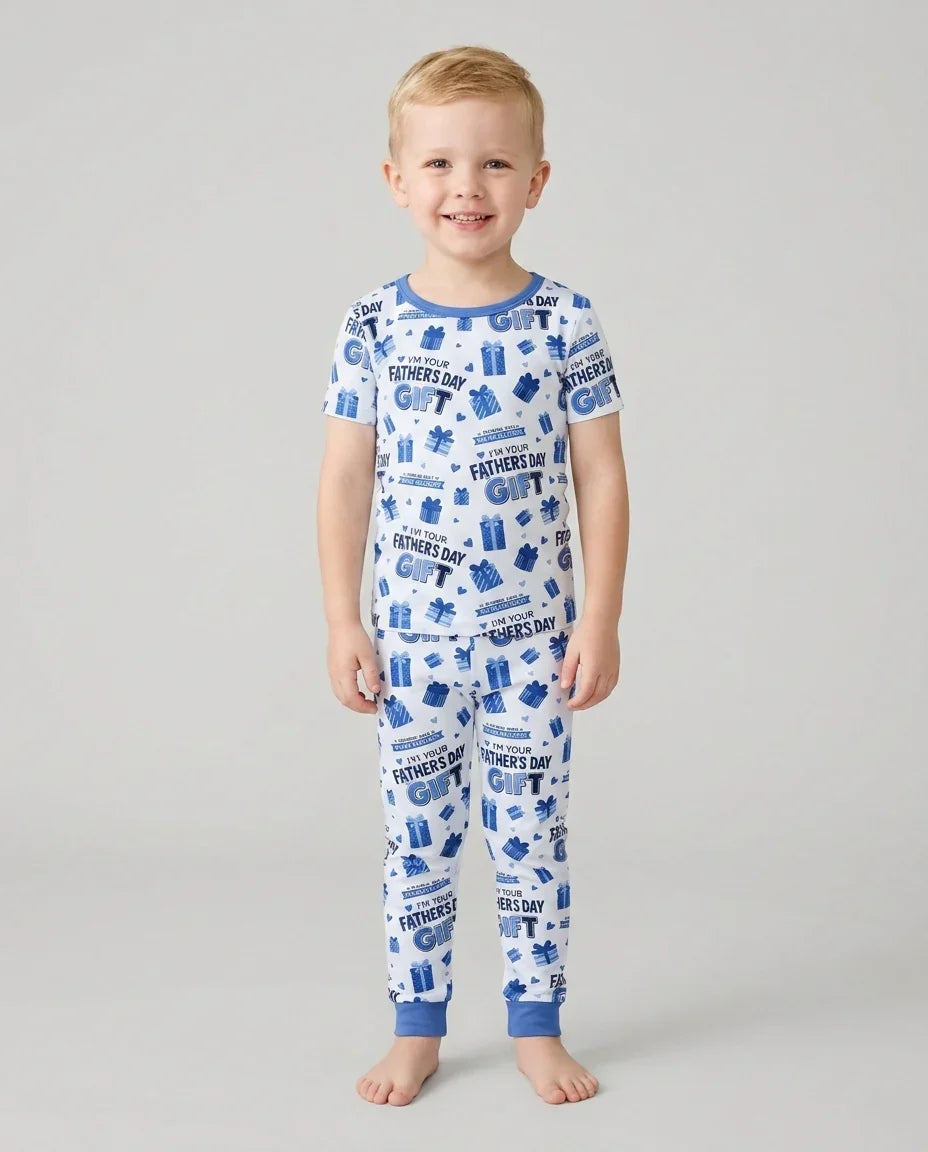 Zweiteiliges, kurzärmliges Pyjama-Set mit Marienkäfern