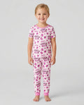 Zweiteiliges, kurzärmliges Pyjama-Set mit Marienkäfern