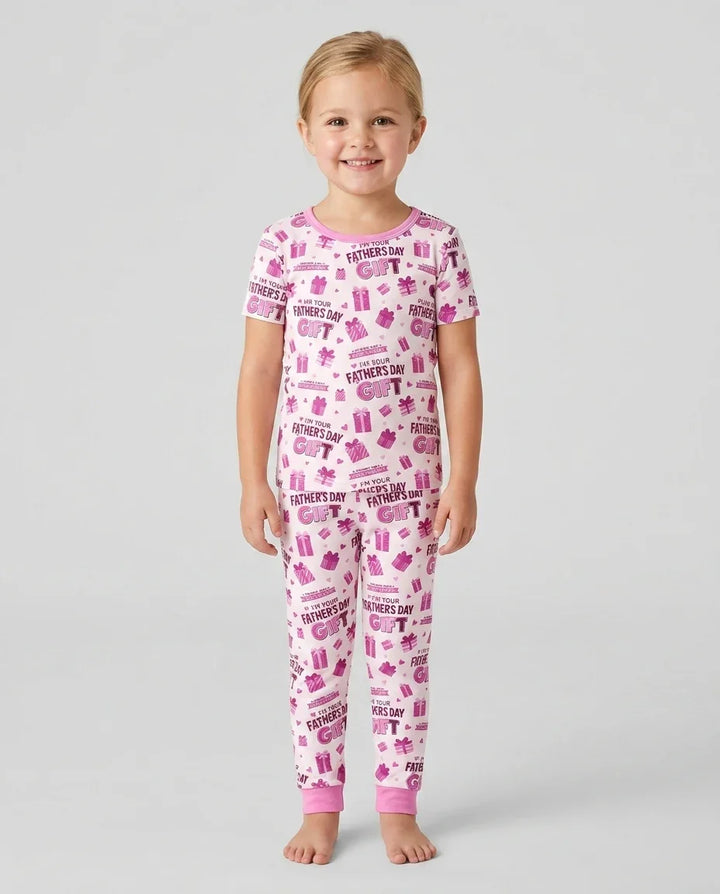 Zweiteiliges, kurzärmliges Pyjama-Set mit Marienkäfern