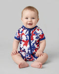 Patriot Camo Daddy & Me Matching Bamboo Shorty Zippy