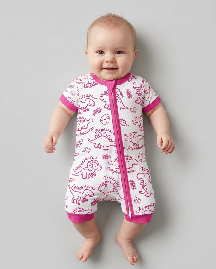 Dinosaur Park Bamboo Shorty Zippy