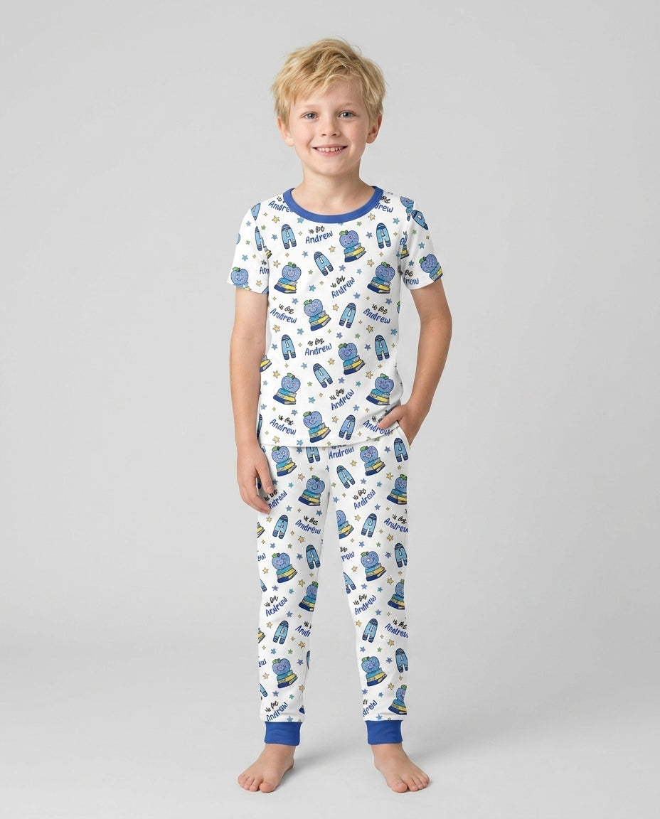 Zweiteiliges, kurzärmliges Pyjama-Set mit Marienkäfern