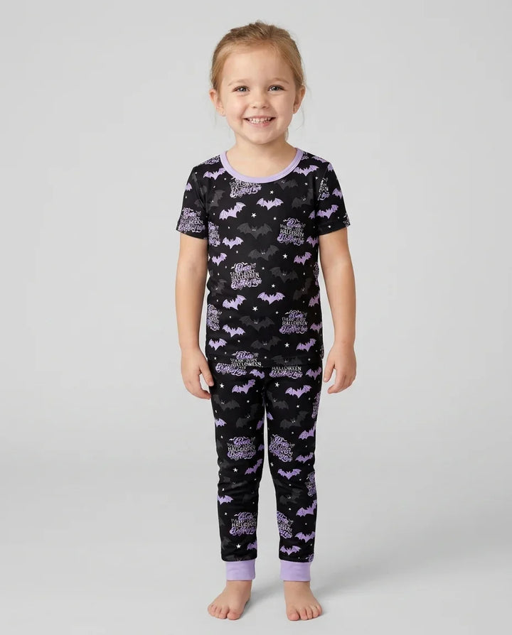 Zweiteiliges, kurzärmliges Pyjama-Set mit Marienkäfern