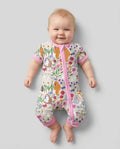 The Garden Cattery Mommy & Me Matching Bamboo Shorty Zippy