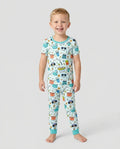Zweiteiliges, kurzärmliges Pyjama-Set mit Marienkäfern