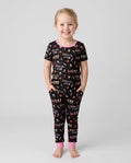 Zweiteiliges, kurzärmliges Pyjama-Set mit Marienkäfern