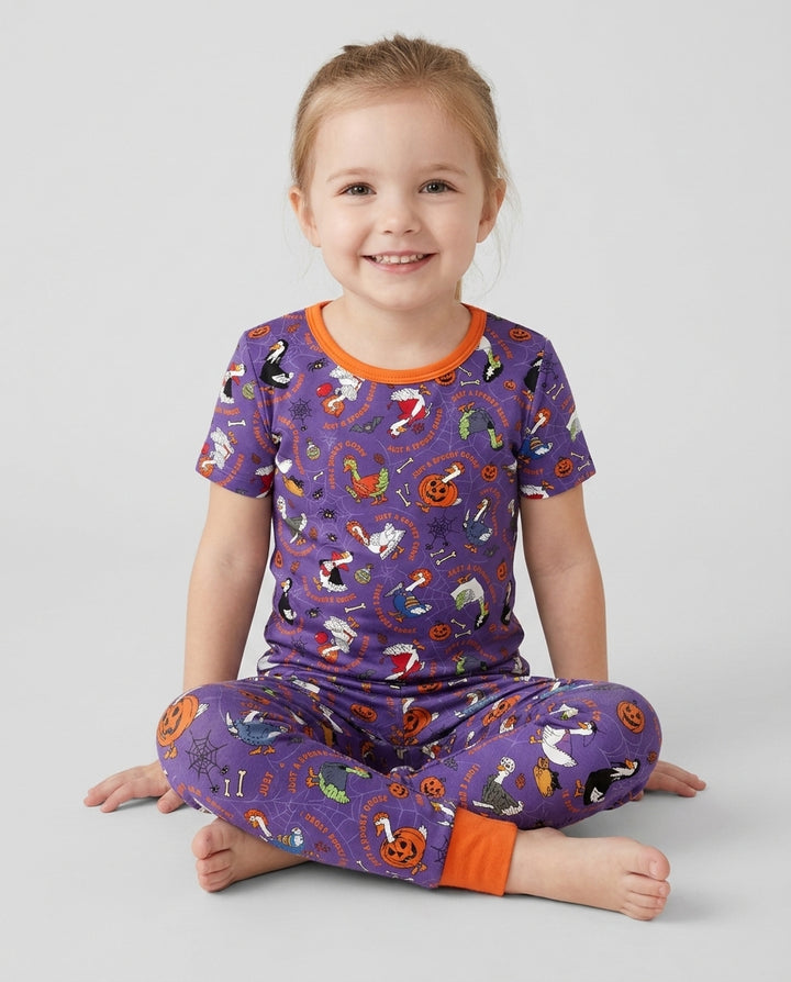Zweiteiliges, kurzärmliges Pyjama-Set mit Marienkäfern