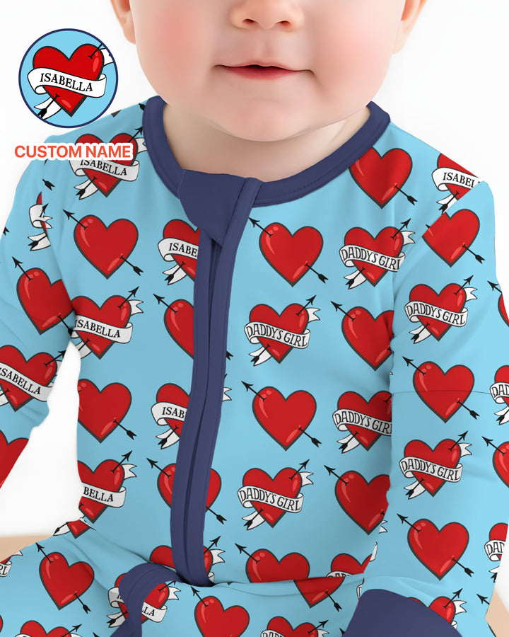 Gerippte Babykleidung mit individuellem Foto - Weich &amp; Skizzenhaft