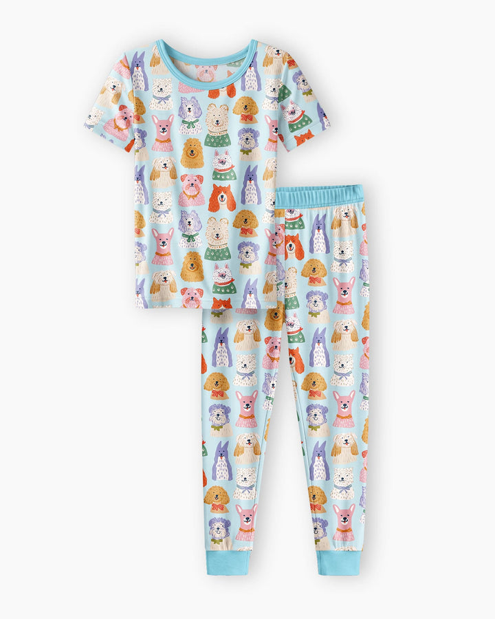 Zweiteiliges, kurzärmliges Pyjama-Set mit Marienkäfern