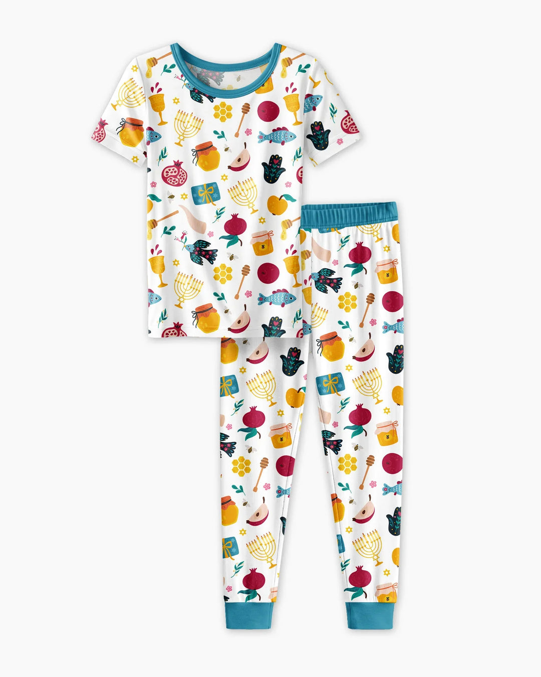 Zweiteiliges, kurzärmliges Pyjama-Set mit Marienkäfern