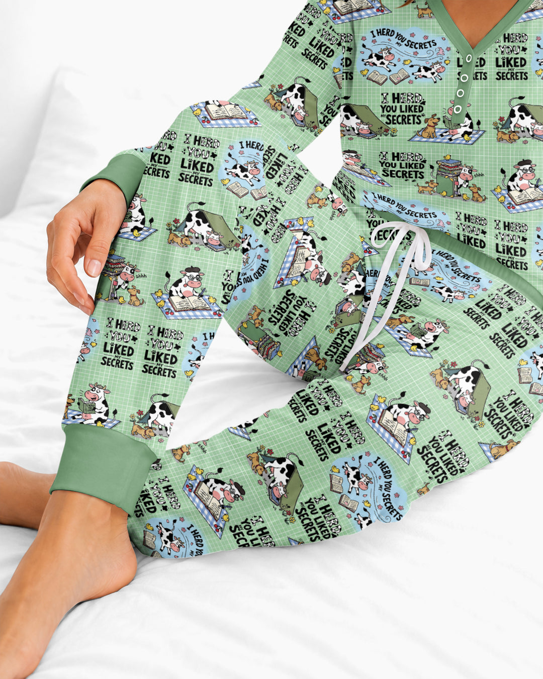 The Secret Gossip Club Bamboo Women Pajama Set