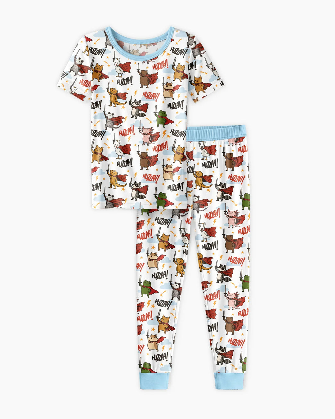 Zweiteiliges, kurzärmliges Pyjama-Set mit Marienkäfern
