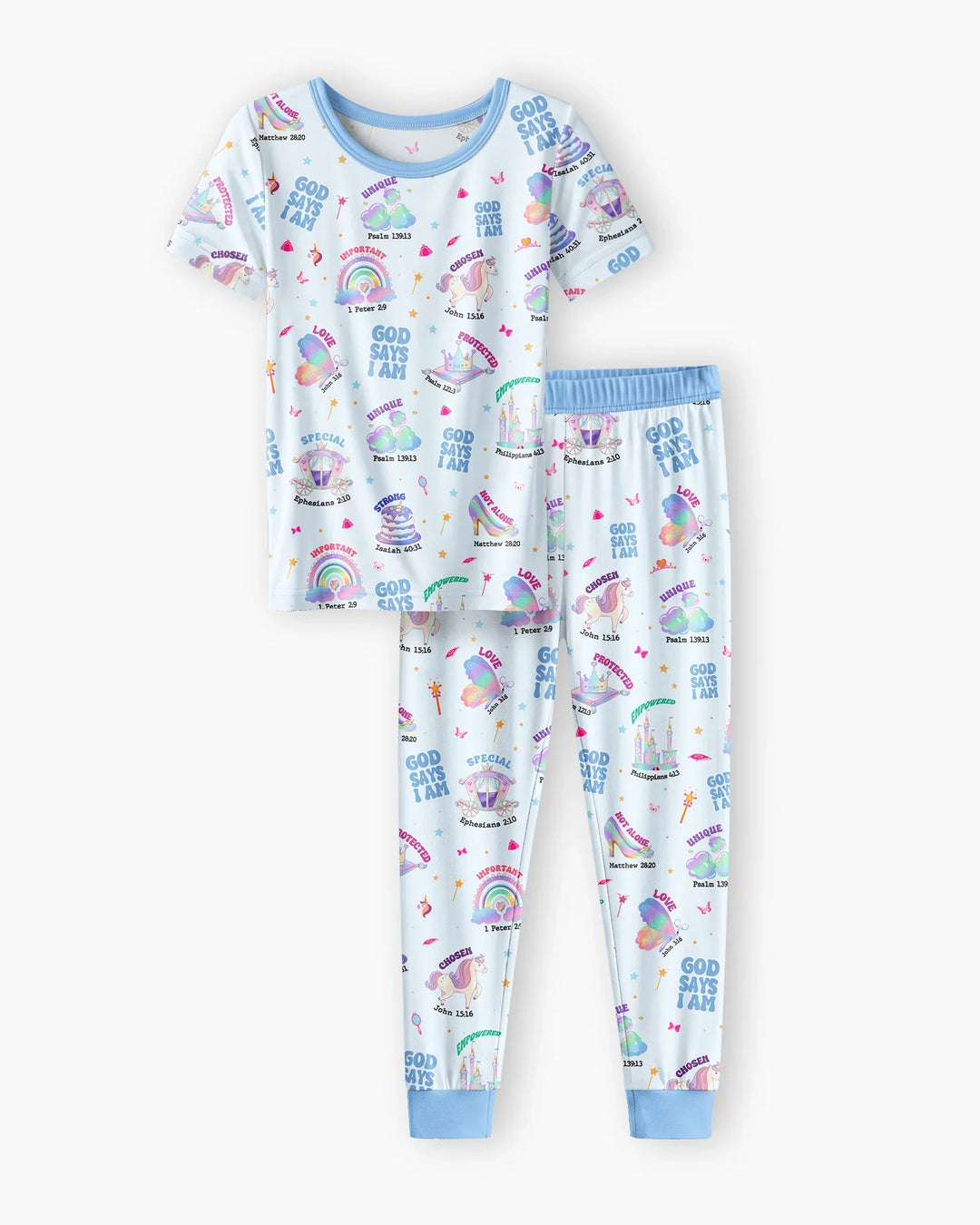 Zweiteiliges, kurzärmliges Pyjama-Set mit Marienkäfern