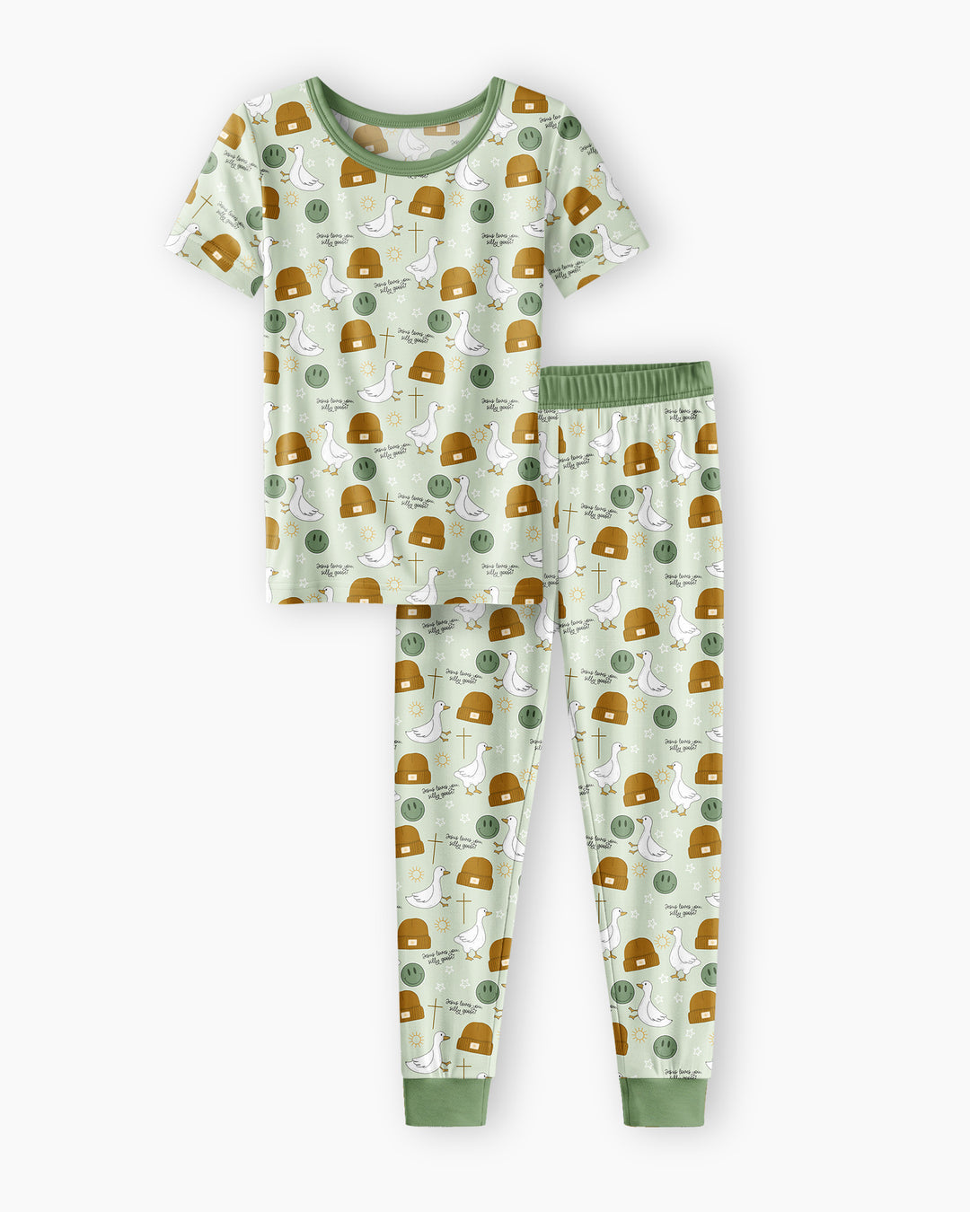 Zweiteiliges, kurzärmliges Pyjama-Set mit Marienkäfern