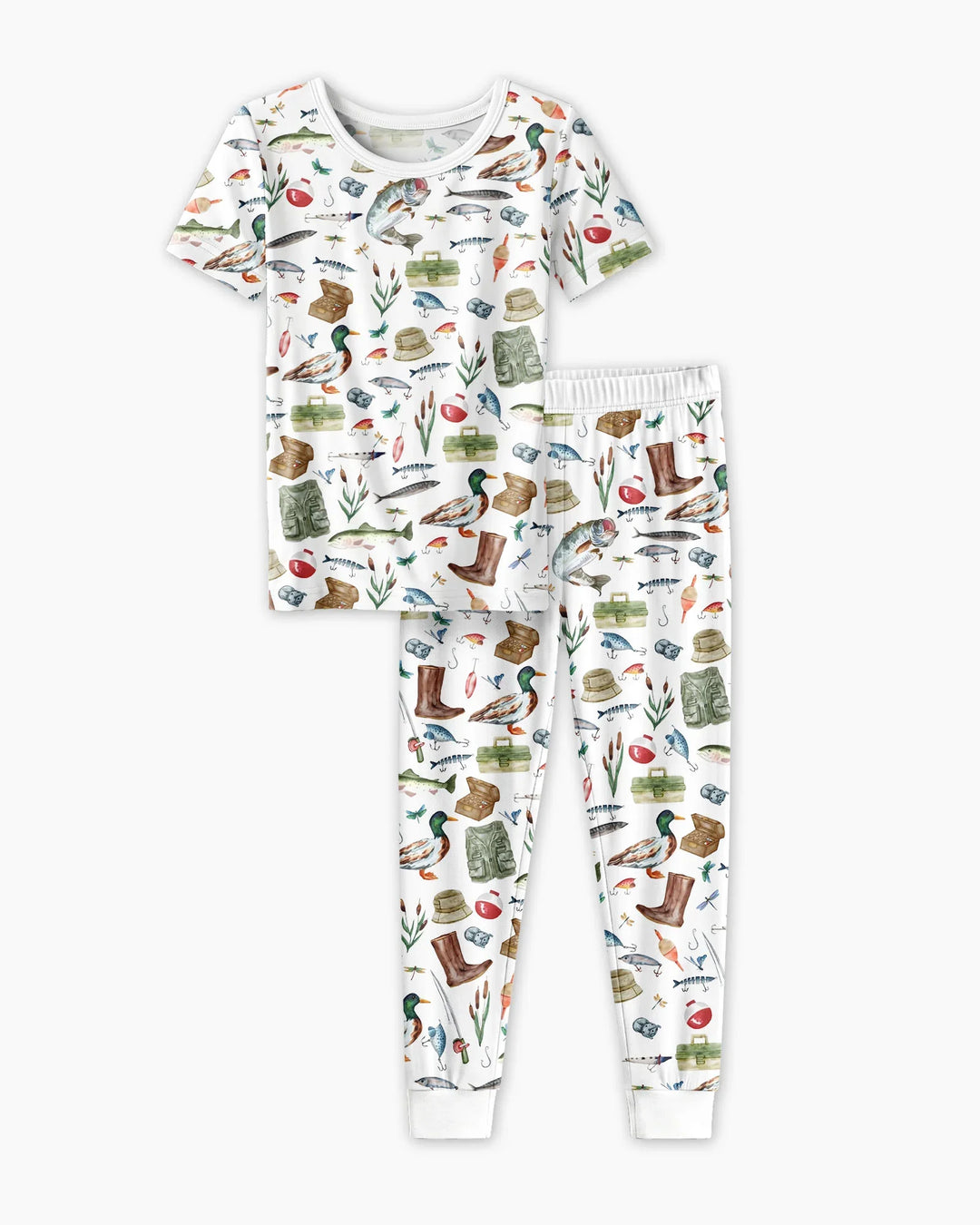 Zweiteiliges, kurzärmliges Pyjama-Set mit Marienkäfern
