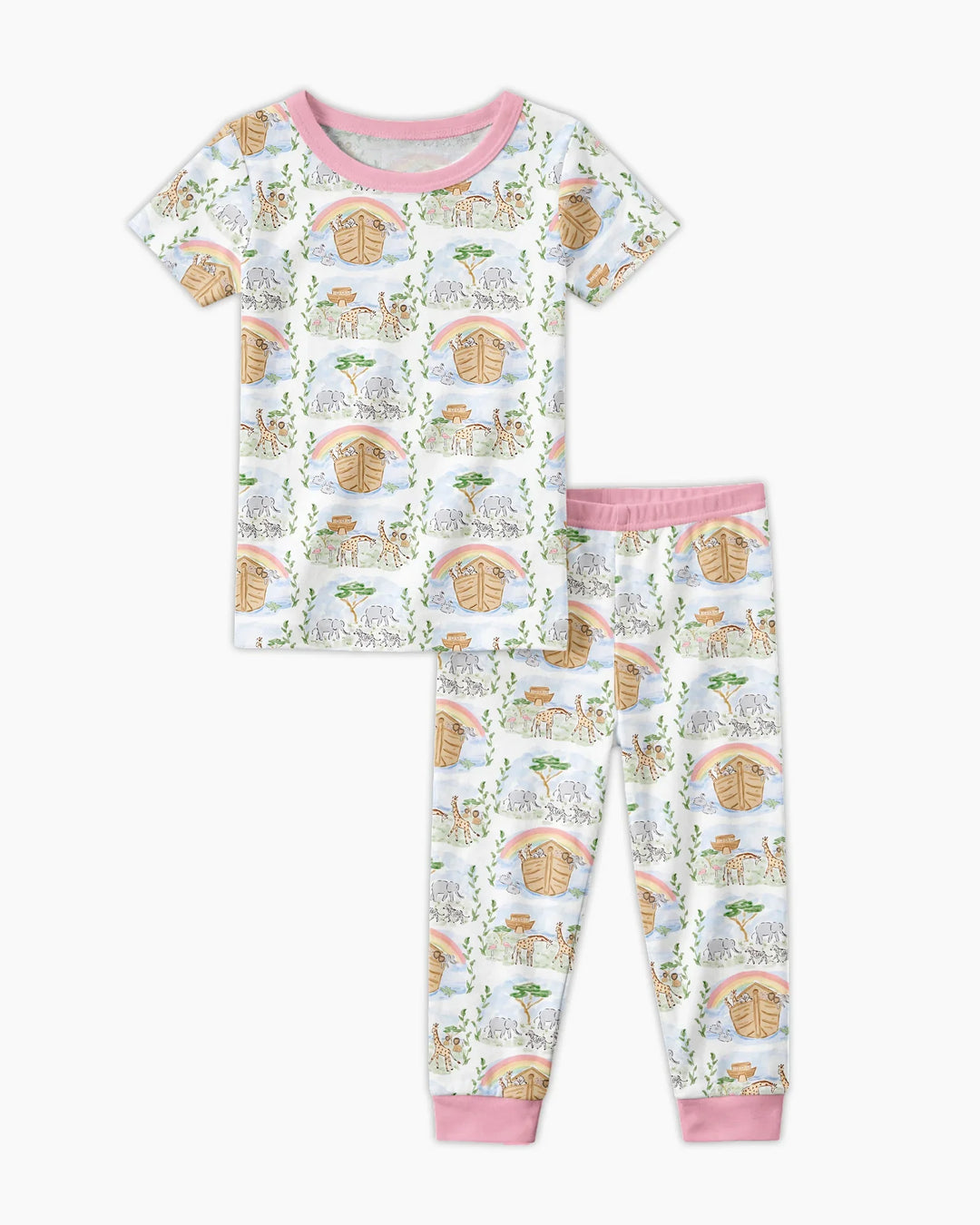 Zweiteiliges, kurzärmliges Pyjama-Set mit Marienkäfern