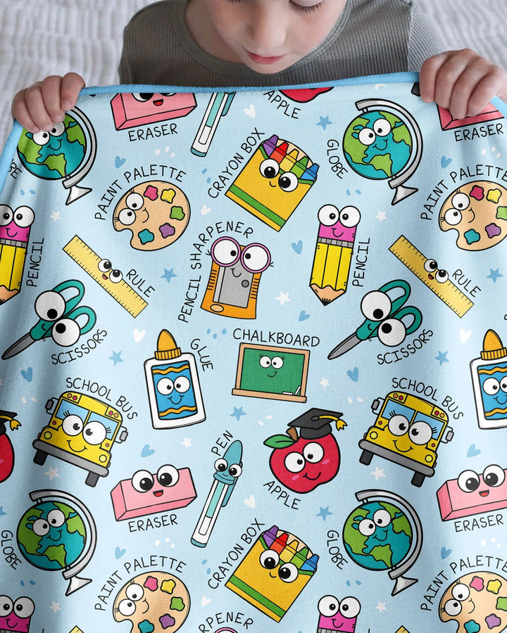 Happy School Pals Bamboo Blanket