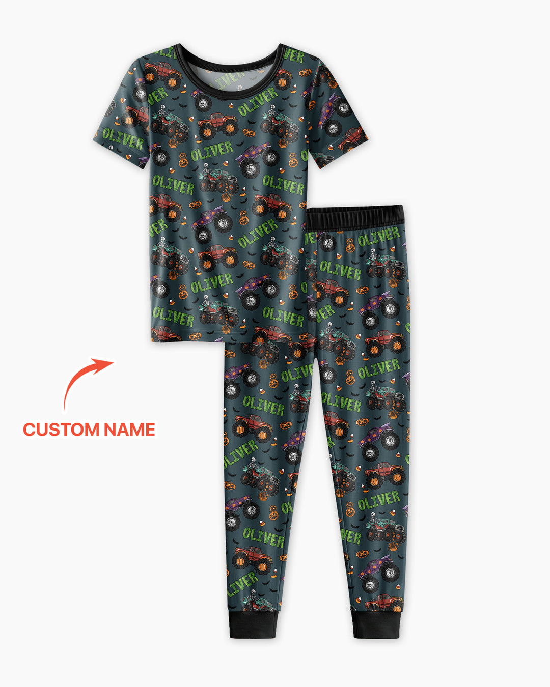 Zweiteiliges, kurzärmliges Pyjama-Set mit Marienkäfern
